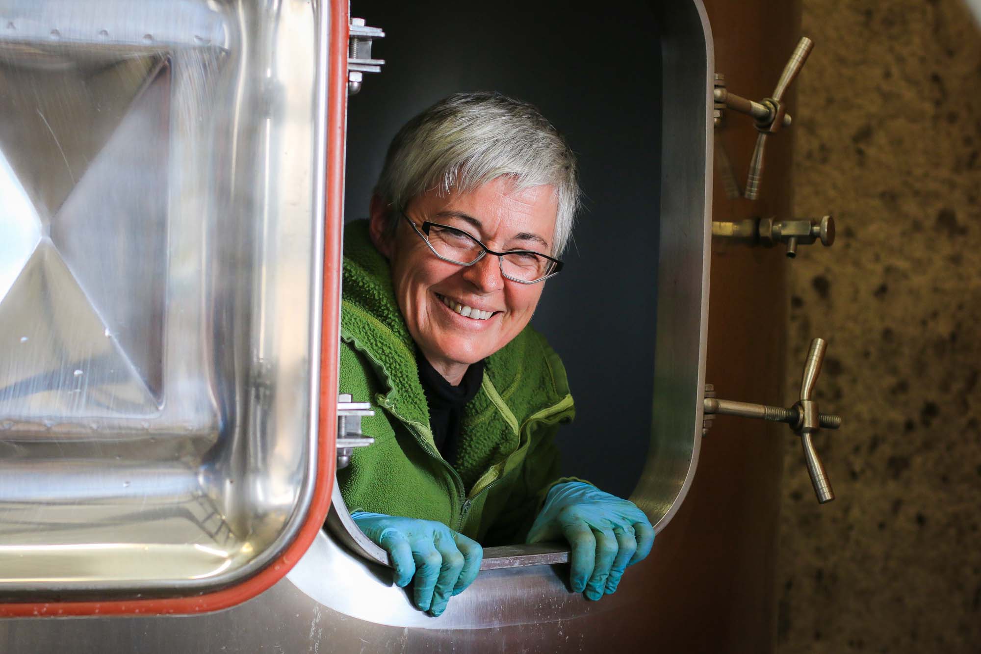 Une femme bien dans son vin !