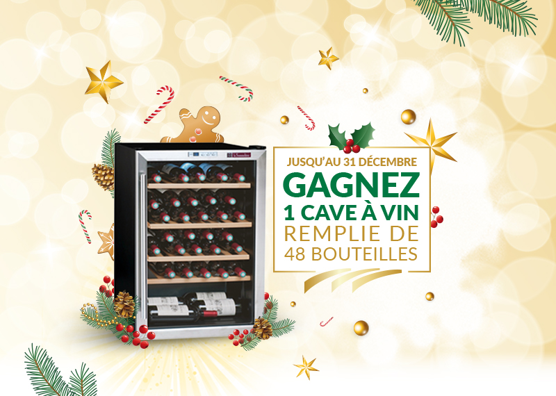 Un Noël exceptionnel : Gagnez une cave à vin remplie de 48 bouteilles de blaye côtes de bordeaux !