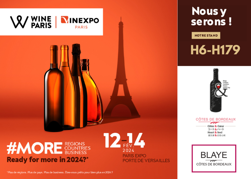 Blaye Côtes de Bordeaux à Wine Paris – Vinexpo 2024