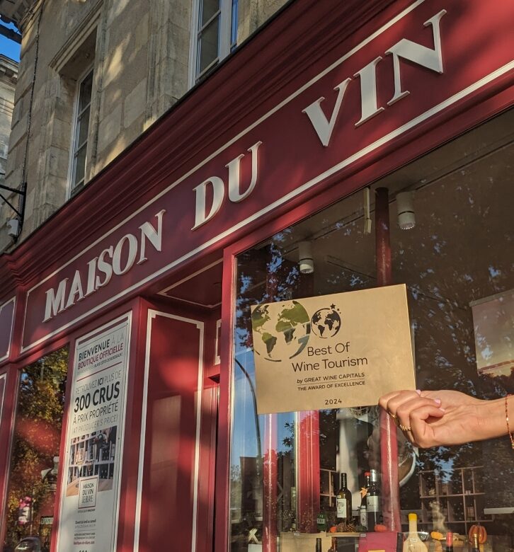 La Maison du Vin de Blaye, lauréate au Best of Wine Tourism 2024